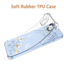 Case For, Transparent Case With Aesthetic Butterfly And Flower Designs, Anti-Yellow Soft Silicone Slim Anti-Shock Anti-Scratch TPU Bumper Case - Samsung Galaxy S25 FE - View 8