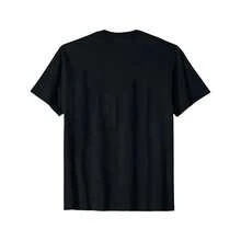FUN FACT I DON'T CARE T-shirt da uomo con stampa teschio, maglietta casual in cotone alla moda, top classico streetwear - nero - Visualizzare 6