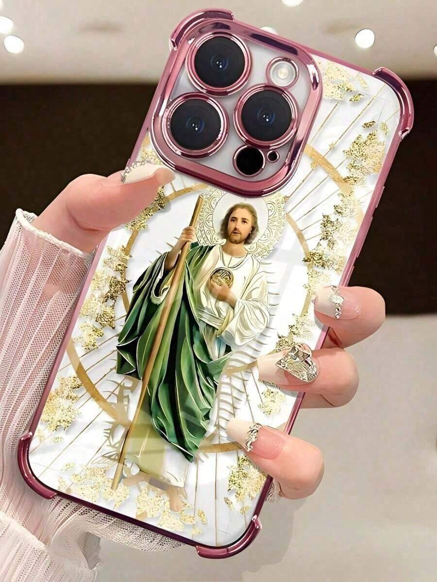 2026 Phone Cases: A St. Jude Design Phone Case With Four-Corner Drop Protection, Shockproof And Drop-Resistant, Clear Phone Cover, Robust Protective Accessory. Compatible With Samsung Galaxy S22/23/24/25 Edge Ultra/FE+, As Well As  17, 17 Air, 17 Pro, 17 Pro Max/16/15/14/13/12/11 Pro/Plus/Max/X/Xs/Xs Max. It Makes A Thoughtful Birthday Gift For Girlfriends, Boyfriends, And Friends, And Also A Great Halloween Gift. - 多色 3 - 查看 1