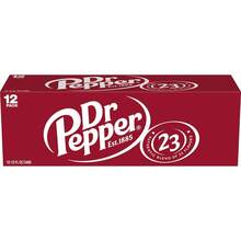 Dr Pepper Soda, 12 Fl Oz Cans, 12 Pack - Regular - View 7