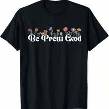 "Be Pretty Good" Human Rights Protest T-Shirt - Black 1 - View 6