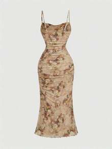 Women Midi Dresses - Multicolor 3 - View 2