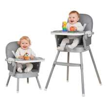 3-In-1 Multifunctional Baby High And Low Chair - Grey - View 6