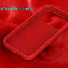 ForiPhone17/16/15/14/13/12/11 Models - Liquid Silicone Case - Ultra-Thin & Soft & Screen/Camera Protection & Shockproof & Smooth Touch & Scratch-Resistant & Microfiber Lining - 淺紫色 - 查看 7