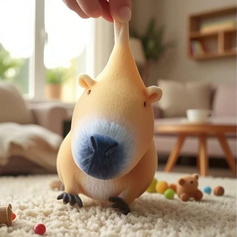 Cute Capybara Squeeze Toy, Fun Stress Relief Toy, Adorable Animal Toy, Suitable For Educational Games, Stress Relief For Teens And Adults, Perfect For Back To School, Room Decor And Halloween Party
