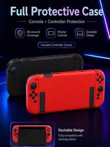 Soft Silicone Full Protective Case Compatible With Switch NS2 Joy-Con Controllers, Anti-Slip, Anti-Sweat, Shock-Proof, Cute Macaron Colors, Designed Compatible With Switch Players, Compatible With Switch NS2, Various Color Combinations Available, Switch Gaming Accessories, Game Controller Accessories, Pink, Anti-Drop, Anti-Scratch - Multicolor - View 3