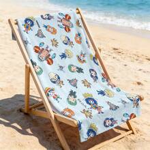 One Piece Beach Towel With Straw Hat Crew Chibi All-Over Print Ultra Soft Beach Towel, Perfect For Pool, Summer Beach And Travel - A - View 1