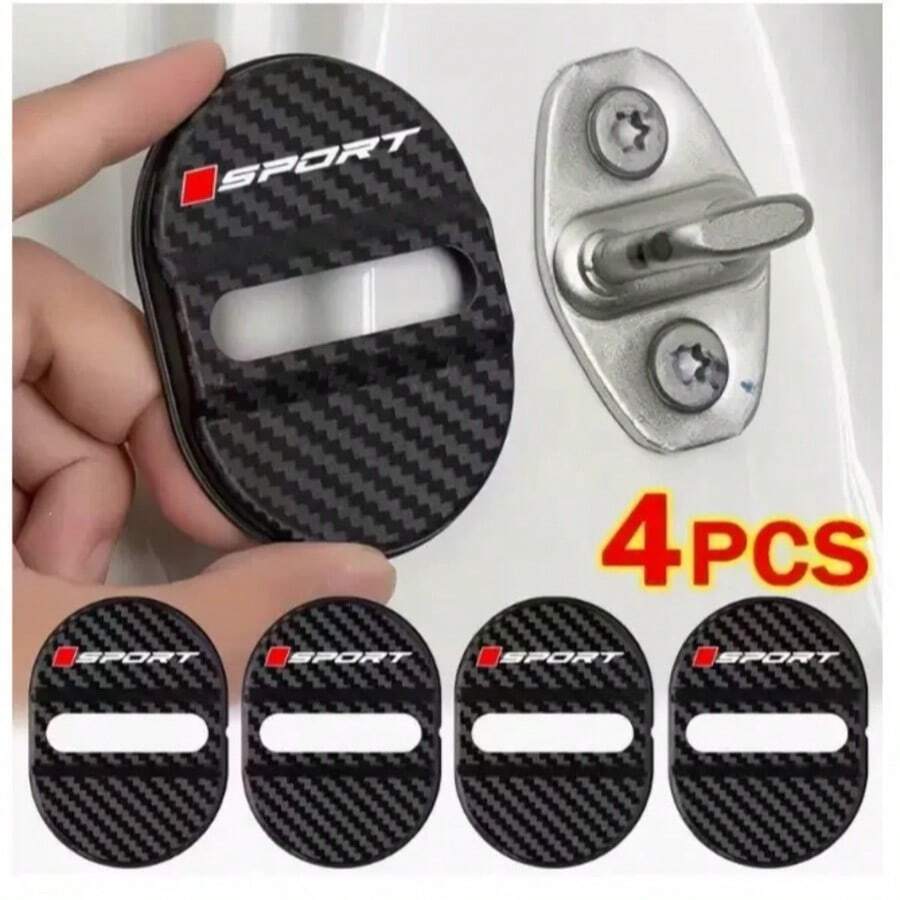 Car Door Lock Anti-Collision Protective Cover - Silicone Silent Shock-Absorbing Lock Accessory - Suitable For Most Cars - Enhanced Protection And Noise Reduction - Anti-Collision Lock Protective Cover - Non-Destructive Installation