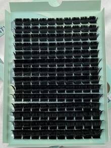 140 pezzi Mega Volume Ciotoli di ciglia 260DD Strisce di ciglia spesse DD Arricciatura fai-da-te Ciotoli di ciglia 10-16mm Estensioni di ciglia a ciotoli Ciotoli di ciglia spesse per il trucco quotidiano per principianti - DD - Visualizzare 6