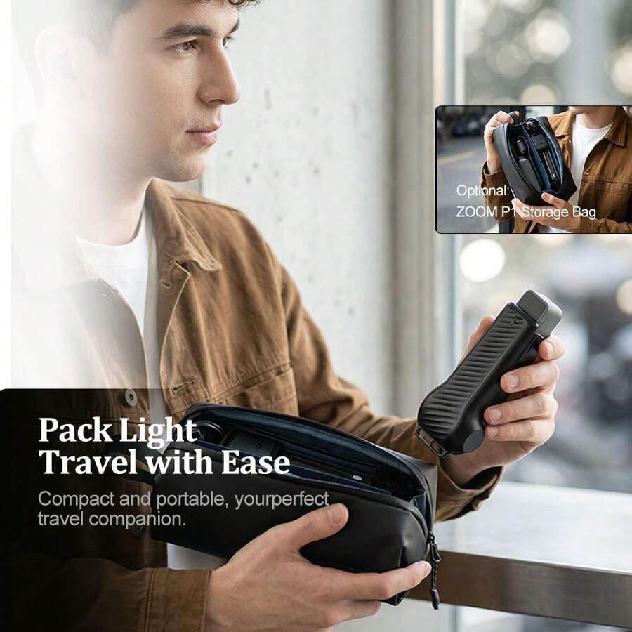 AMBITFUL DC01 Protective Case + Zoom P1 Storage Bag Compatible With DJI OSMO Pocket 4, Shockproof Waterproof Accessories Set - View 1