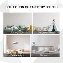 Ken Christmas And Halloween Decorations Top Holiday Gift Choice Animal Print Living Room Tapestry - Polyester Brushed Fabric Wall Ging Art Home Decor Indoor Decorationgarden Wedding Easter Wall Decor Garden Ornaments Outdoor BirthdayGraduation - 1PC - 查看 6