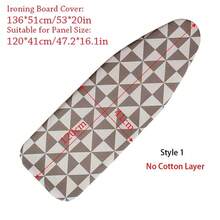 Durable Ironing Board Cloth New Heavy Heat Resistant Thickened Ironing Board Cover Pad Universal Laundry Supplies Printed Padded - Multicolor - View 12