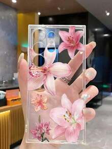 11-Piece Soft Watercolor Bindweed Flower Phone Case, Compatible With Huawei Honor, Compatible With Redmi, Compatible With Galaxy A04e/12/A13/A14/A34/A50/A52/A53/A54/S21/S22/S23/S24/S25/S25Ultra, 6A/7A/8A, 12T/13T, International Version, Not The Domestic Version - 款式 5(1 件) - 查看 5
