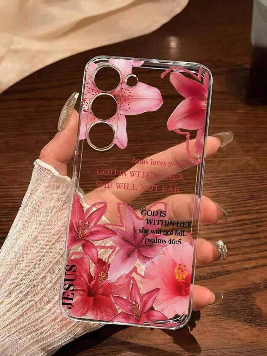 11-Piece Soft Watercolor Bindweed Flower Phone Case, Compatible With Huawei Honor, Compatible With Redmi, Compatible With Galaxy A04e/12/A13/A14/A34/A50/A52/A53/A54/S21/S22/S23/S24/S25/S25Ultra, 6A/7A/8A, 12T/13T, International Version, Not The Domestic Version - 款式 6(1 件) - 查看 1
