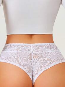 3pcs/Set Romantic Sexy Lace Women's Thongs, Comfortable Breathable Seamless Women's Underwear - Multicolor - View 7