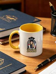 Customized Graduation Mug, Can Customize Photo & Text, 2026 Graduation Commemorative Colored Ceramic Cup, Personalized Graduation Commemorative Mug - Multicolor - View 43