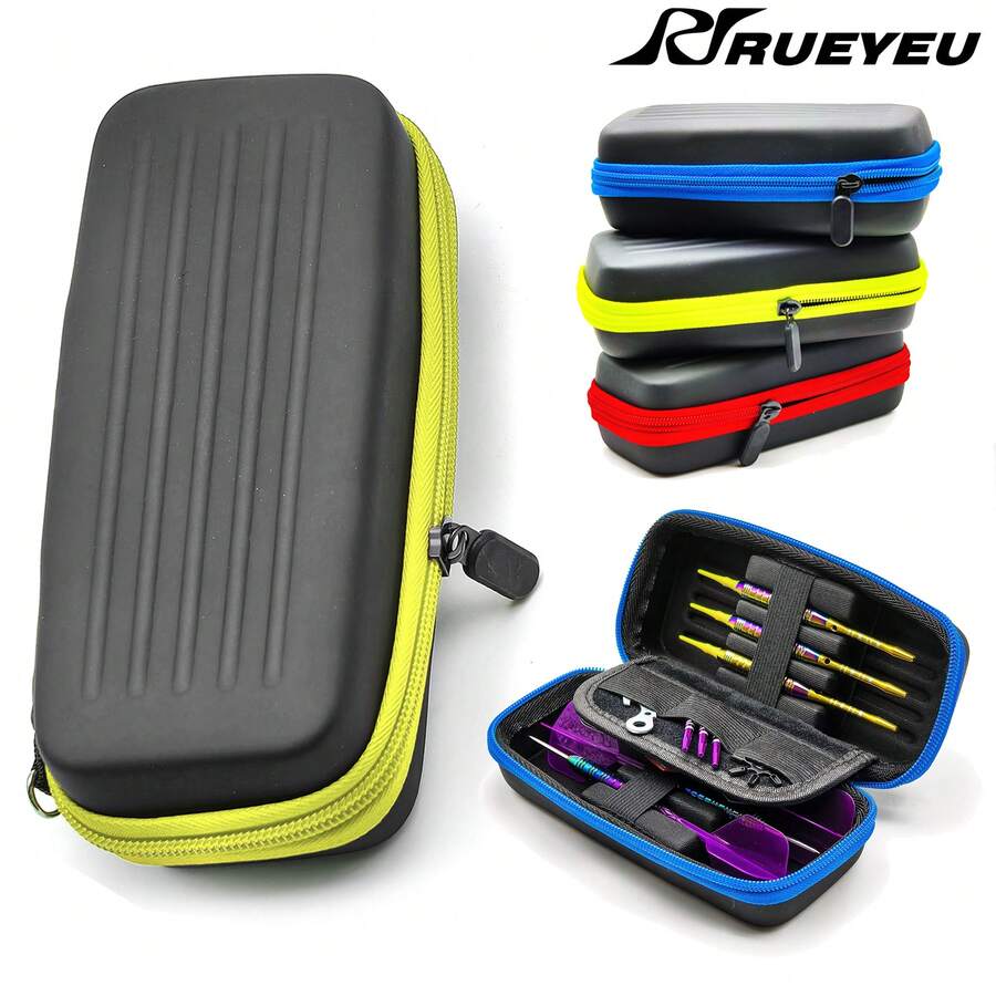 Dart Storage Box, Portable EVA Hard Shell Dart Organizer Storage Box, Providing Ultimate Dart Protection And Storage - Multicolor - View 1