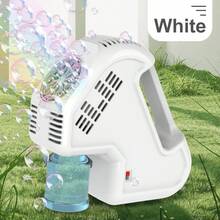 Fully Automatic Portable Bubble Machine For Children, For Weddings And Outdoor Parties, No Batteries Required, Manual Bubble Wand. - 黑色 - 查看 8