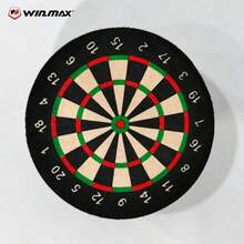 WIN.MAX Juego de tablero de dardos de punta blanda para mesa, soporte de mini tablero de dardos, estante para dardos, almacenamiento compacto de dardos, adecuado para almacenamiento en escritorio, práctica temporal, entretenimiento en el hogar, estudio, exhibición de bar, accesorio de organización para entusiastas de los dardos, prevención de pérdida - Negro - Ver 9