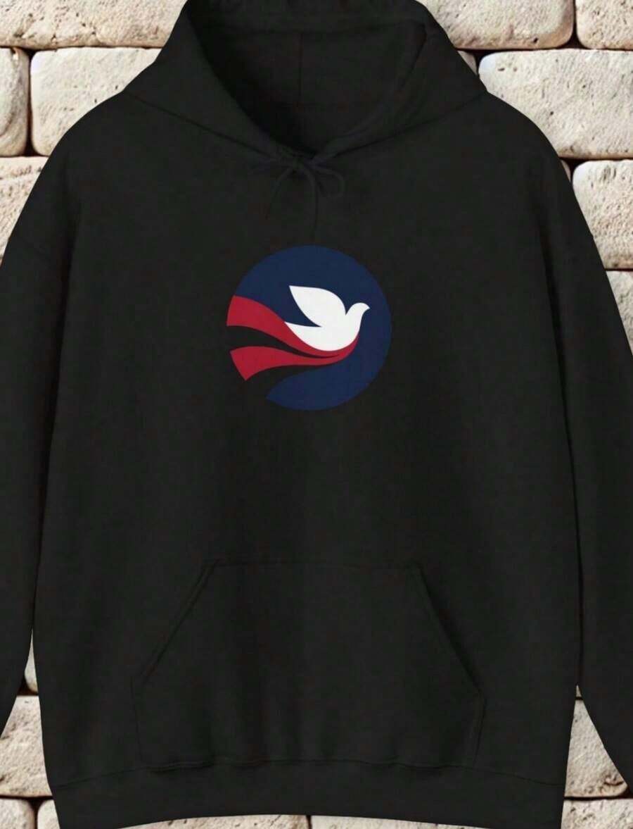 Compatible con la sudadera con capucha con el logotipo del Cuerpo de Paz - Negro 2 - Ver 1