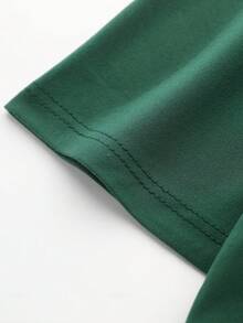 Loose-Fitting Short-Sleeved T-Shirt For Children, Medium To Large Size, 2025 Clothing - 綠色 - 查看 4