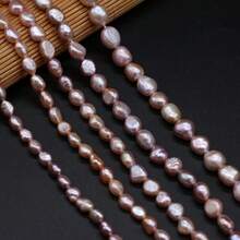 1 Strand 36cm Natural Freshwater Pearls Purple Nugget Pearl Beads For Jewelry Making DIY Women Men Necklace Bracelets Handicrafts Accessories - Nugget Pearl - View 7