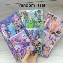1pc/3pcs Stylish K-POP Girl Group Assorted Stationery - Premium Gel Pens, Notebooks & Accessories, Collectible Merch For Office, School & DIY Projects - Multicolor - View 1