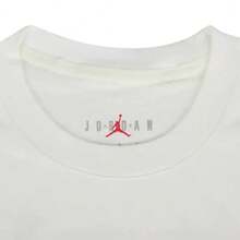 Nike Jordan男士休闲印花透气针织短袖圆领T恤 - 白色 - 查看 4