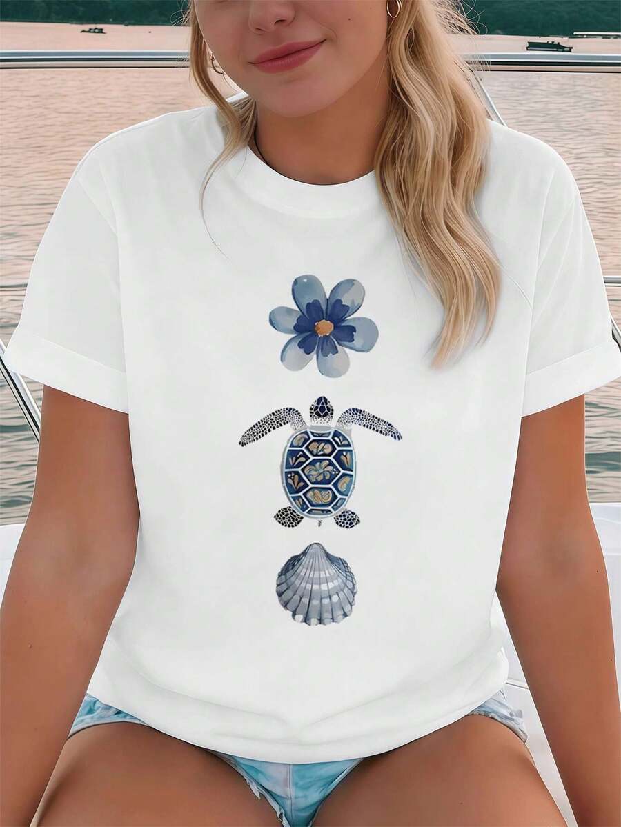 Women T-Shirts - White - View 1