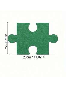 Dopamine Colorful Puzzle Shape Felt Board Wall Sticker, Bedroom Decor Photo Wall Background, Self-Adhesive Felt Wall Panel, Suitable For Office, Home, Classroom Soft Board Romantic Decoration, Back To School - A - View 6