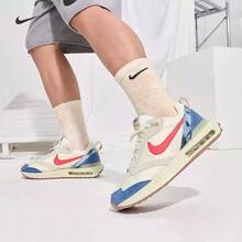 Nike DAWN Men's Comfortable Durable Versatile Casual Shoes - Beige/Blue/Red - View 2