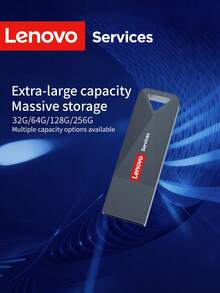 Lenovo Mini Metal USB Flash Drive Portable Waterproof USB Memory Stick High Speed U Disk Suitable For Computer Laptop Car - View 1