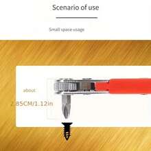Set di cacciaviti bidirezionali a cricchetto, supporta la commutazione in senso orario e antiorario, design angolato che raggiunge facilmente gli spazi stretti. Include punte piatte, esagonali e a stella, per serrare e allentare le viti in modo rapido ed agevole. Ben realizzato e comodo da impugnare, adatto per riparazioni e installazioni domestiche. - Multicolore - Visualizzare 7