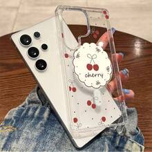 Funda Rígida Transparente Antigolpes Sweet Cherry Dot Story con Anillo Magnético, Compatible con Carga Inalámbrica para 17/17PRO/17 Pro Max/17air/16/16 PRO/16 Pro Max/15/15 Pro/15 Pro Max/14/14 PRO/14 Pro Max/13/13 Pro/13 Pro MAX/12/12 Pro/12 Pro Max/11/11 Pro Maxplus, Funda con Fijación Magnética, Funda Rígida para Teléfono - transparente - Ver 4