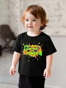 Camiseta de moda para niños - Negro - Ver 6