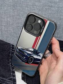 1個手繪汽車圖案手機殼，霧面防摔相機保護手機套，適用於 iPhone 11, 12, 13, 14, 15, 16 Pro Max X, XS, XR, 16e, 15 Plus, Galaxy A03, Galaxy A05, A05S, A12, A14, A15, A32 4G 5G, A35, A52/A52s 5G, A16, A17, A36, A57 4G, A58 4G, A60, A78 4G, A94, A95, C21Y, C30, C35, C53, C67 4G - 彩色 - 查看 4