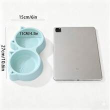 Bộ bát ăn đôi hình mèo dễ thương, phù hợp cho mèo, chó, thỏ và các thú cưng nhỏ, bát đựng thức ăn bằng nhựa có đế silicon chống tràn, dễ vệ sinh và bền. - Thú cưng nhỏ và vừa - Xem 2