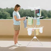 Telescopic Clothes Drying Racks - A - View 2
