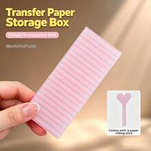 1 pieza Caja de almacenamiento de pegatinas de transferencia de lámina de uñas de color degradado, tiras de pegatinas de arte de uñas con decoraciones de patrones florales, accesorios de decoración de arte de manicura DIY - Multicolor - Ver 13