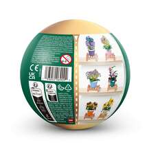 ZURU MAX Premium Garden Pot Plants Building Bricks Collection - Buildable Plant Mystery Egg - Succulent & Flower Building Blocks Toy Set - Single Ball Pack (Random) - Multicolor - View 10