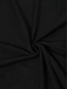 Camiseta inspiradora es, de cuello redondo y manga corta, fabricada en tejido de Cotton con patrón de letras, ideal el verano, 180g/m² - Negra - Negro - Ver 3