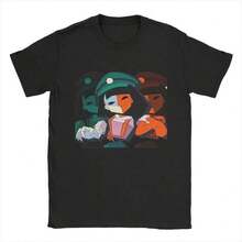 Dream BBQ ENA Men's T-Shirts, Lifestyle, 100% Cotton, Fashion Short Sleeve Crew Neck T-Shirts, Plus Sizes - 黑色 - 查看 6