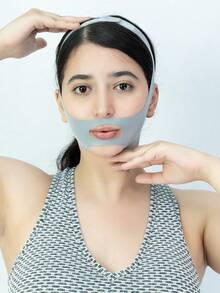 1pc Women's Face Mask Facial Bandage Sleep Mask Face Sculpting Suitable For Daily, Home, Office Or Gym Wear - Multicolor - View 7