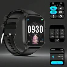 PEJE Women's Smart Watch, 1.83" Outdoor Digital Fitness Tracker, Multifunctional For Workout & Daily Wear, Compatible With IOS & Android, 230mAh Battery, Supports Wireless Calling & Notifications, Remote Camera/Music Control, 100+ Sports Modes, Great Gift - Black - View 15