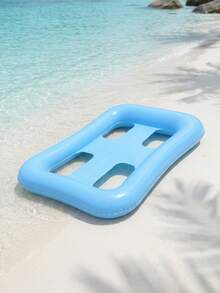 Inflatable Floating Bed, Foldable Square Floating Mat For Adults, Swimming Pool Lounge Chair, Beach Party Toy, Interesting Design - Multicolor - View 19