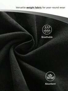 Under The Radar Unisex Short Sleeve Crew Neck T-Shirt, 100% Pure Cotton, Soft And Breathable, Basic, Sizes S-7XL, Women's T-Shirts, Tree, Sunset, Waves, Surfboard Design, Breathable, Short Sleeve T-Shirt, Summer Casual Wear, Vintage Urban Style, Loose Fit Unisex Cotton Crew Neck Short Sleeve T-Shirt - 黑色 - 查看 6