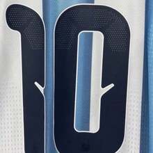 2026  Argentina Home 10th Jersey With Armband, Short-Sleeved Football Shirt - Blue and White - View 4