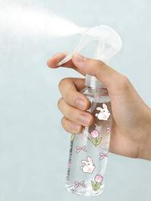 Bow Rabbit Pattern Refillable Travel Spray Bottle, Multifunctional Fine Mist Spray Bottle Suitable For Travel And Business Trips, Makeup Removal Dispensing, Reusable Hair Spray Bottle For Hair Styling, Cleaning, Plants, Facial Moisturizing - Multicolor - View 11