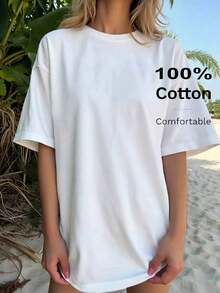 Women T-Shirts - White - View 5