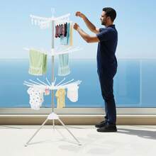 Telescopic Clothes Drying Racks - A - View 9